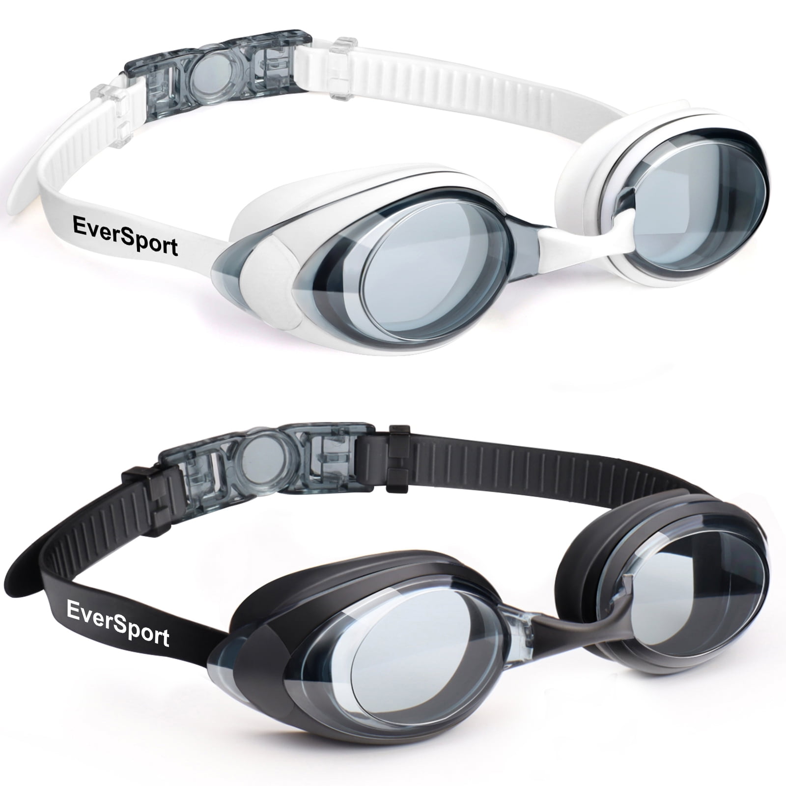 EverSport 2pack Swim Goggle for Adult Youth Swimming Goggles AntiFog