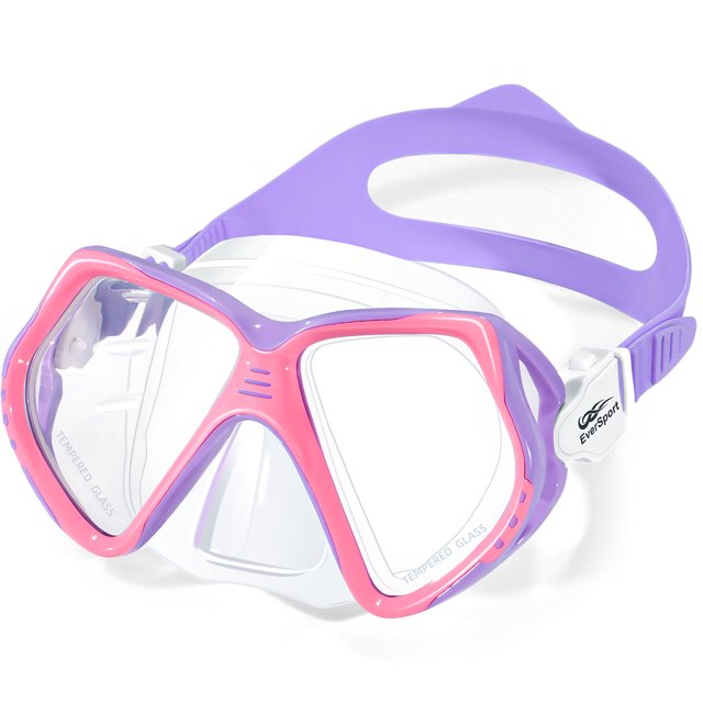 EverSport Kids Swim Mask for 614 Kids Boys Girls Youth, Tempered Glass