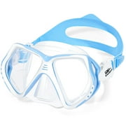 EverSport Kids Swim Mask for 6-14 Kids Boys Girls Youth, Tempered Glass Panoramic Clear View Scuba Diving Snorkeling Swim Goggle Anti-fog Silicone Seal