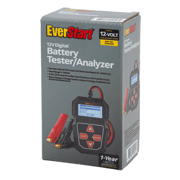 EverStart 12V Digital Battery Tester / Analyzer