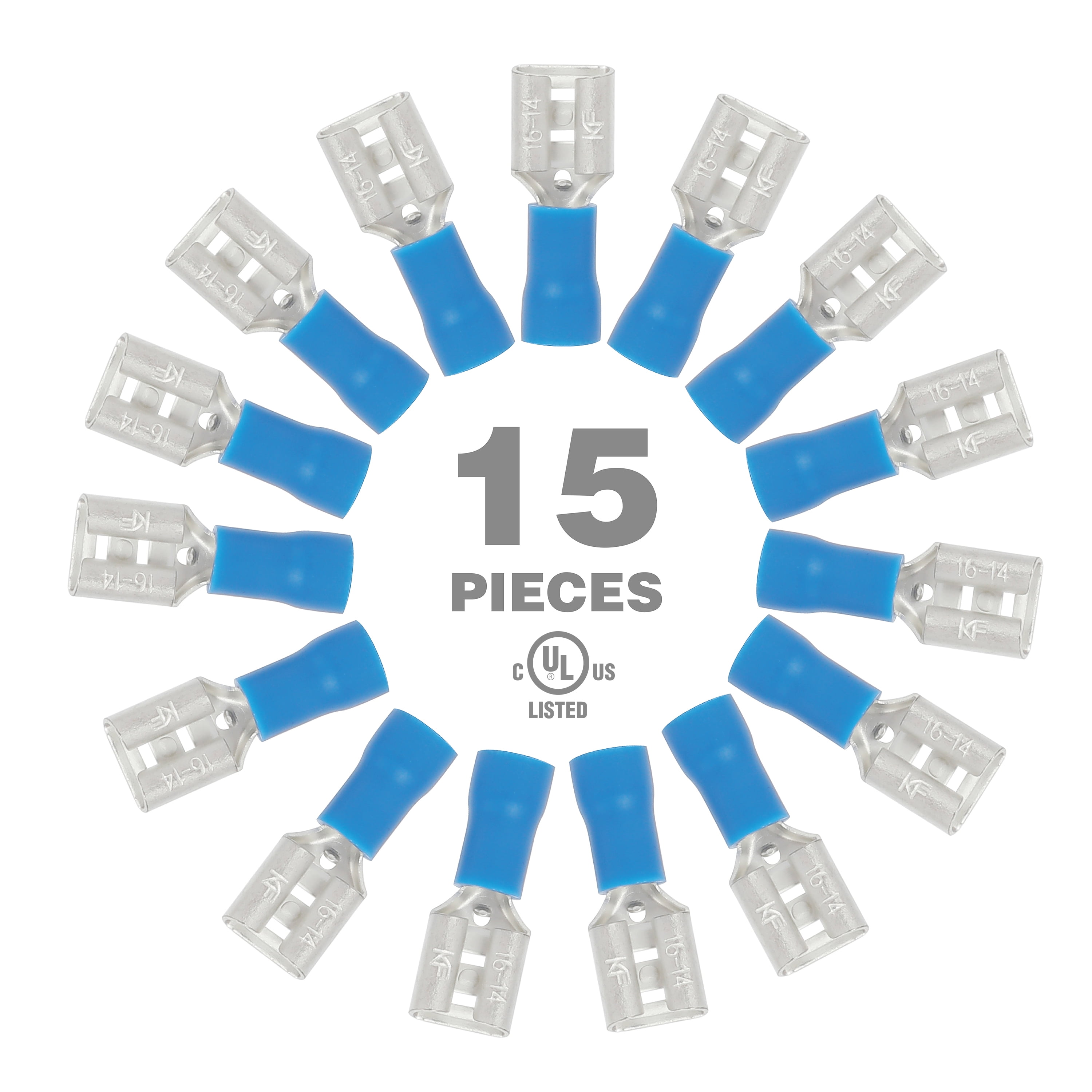 EverStart 15-Piece Slide Connectors Female, Model 5109, Blue, UL, Hangzhou Greatstar Industrial