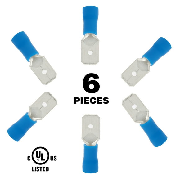 EverStart 6-Piece Slide Wire Connectors, Blue, UL