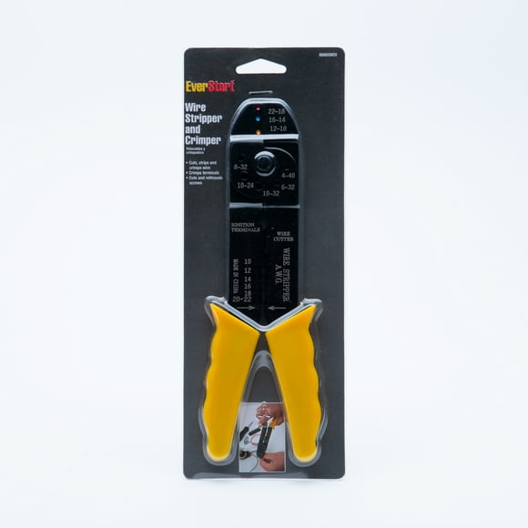 EverStart 89955WDI Electrical Wire Stripper, Cutter, and Crimping Tool, New