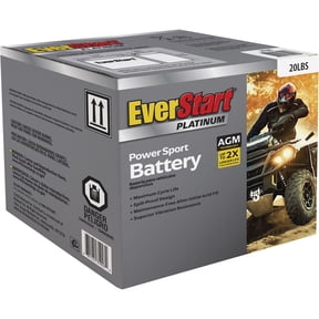 EverStart AGM PowerSport Battery, Group Size 20LBS 12 Volt, 270 CCA