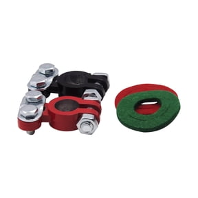 Everstart Auto Top Post Epoxy Coated Battery Terminals, Easy Polarity Identification, 0.5lbs, 2 Piece Count