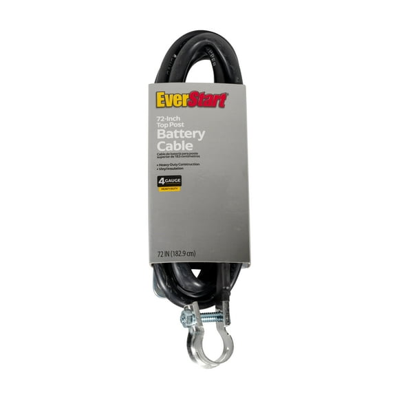 EverStart LF72-4L-77 4-Gauge Top Post Battery Cable 72-Inches