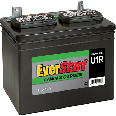 EverStart Lead Acid Lawn and Garden Battery, Group Size U1R 12 Volt, 230 CCA