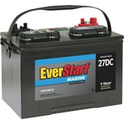 بطارية EverStart Lead Acid Marine & RV ذات الدورة العميقة، حجم المجموعة 27DC 12 فولت، 750 ميجا كالوري*