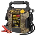 thumbnail image 1 of EverStart Maxx J7CCE 1000 Peak Amp Camo Jump Starter, 120 PSI Compressor, Pivoting LED Light, 3 USB Ports, 1 of 8