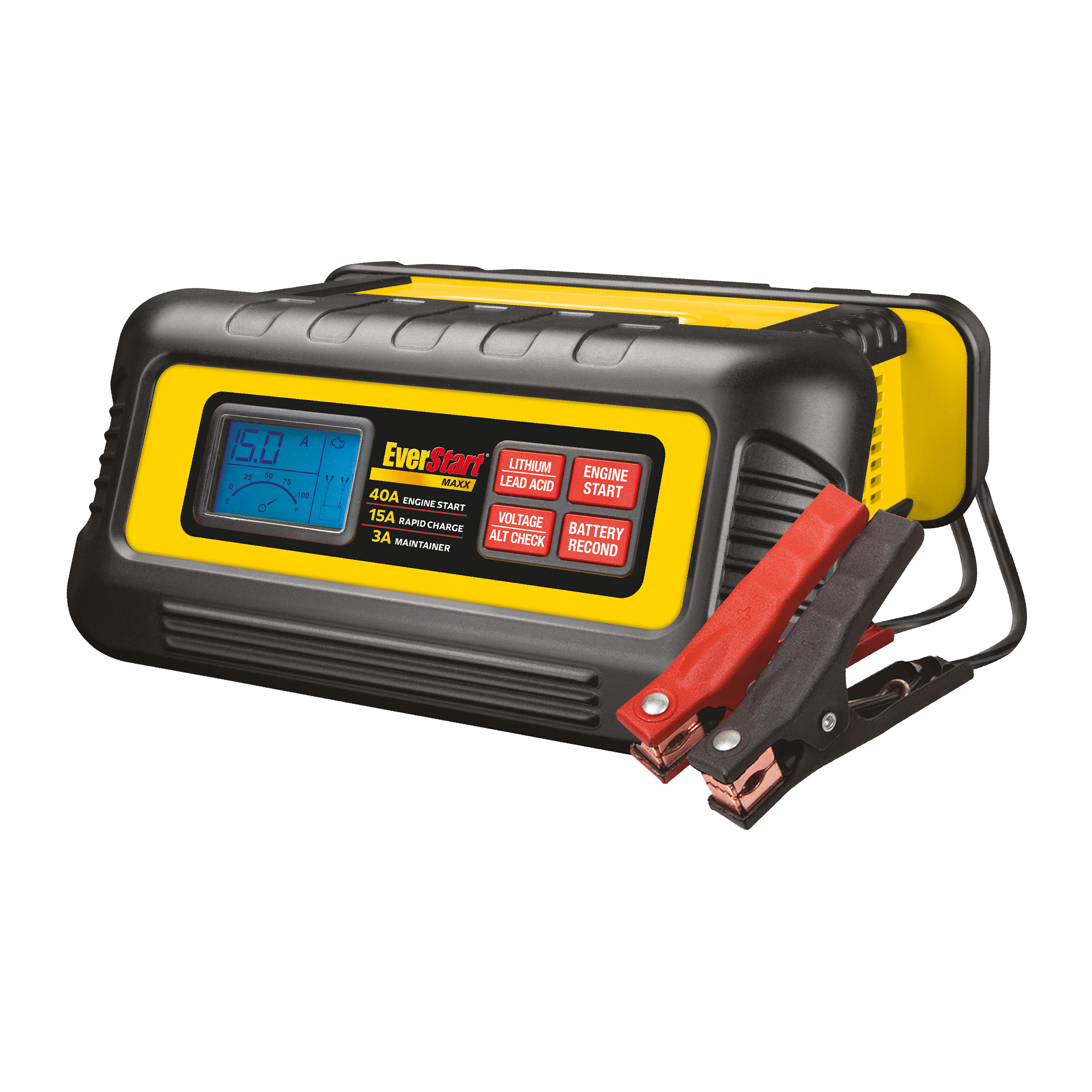 EverStart Maxx 15 Amp Battery Charger and Maintainer with 40 Amp Engine Start (BC40BE) - image 1 of 7