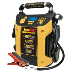 EverStart Maxx J5CPDE 1400 Peak Amps Jump Starter, Power Station, 500W Inverter, 120 PSI Compressor