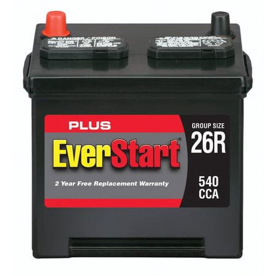 EverStart Plus Lead Acid Automotive Battery, Group Size 26R