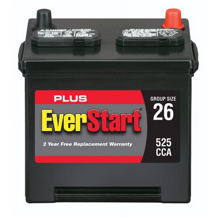 EverStart Plus Lead Acid Automotive Battery, Group Size 26