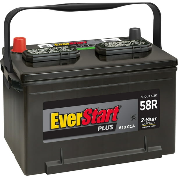 その他 RT-7052740266 EverStart Plus Lead Acid Automotive Battery, Group Size 58R (12