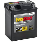 EverStart Platinum AGM Power Sport Battery, Group Size TX7L 12 Volt, 85 CCA