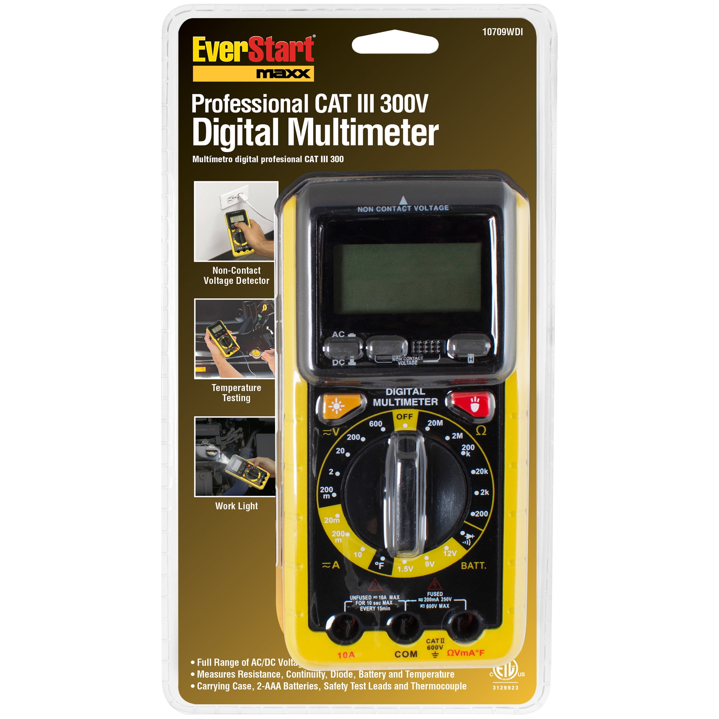 Multimètre numérique IDM66RT RS PRO Portable, 1000V c.a. 10A c.a., Etalonné  RS