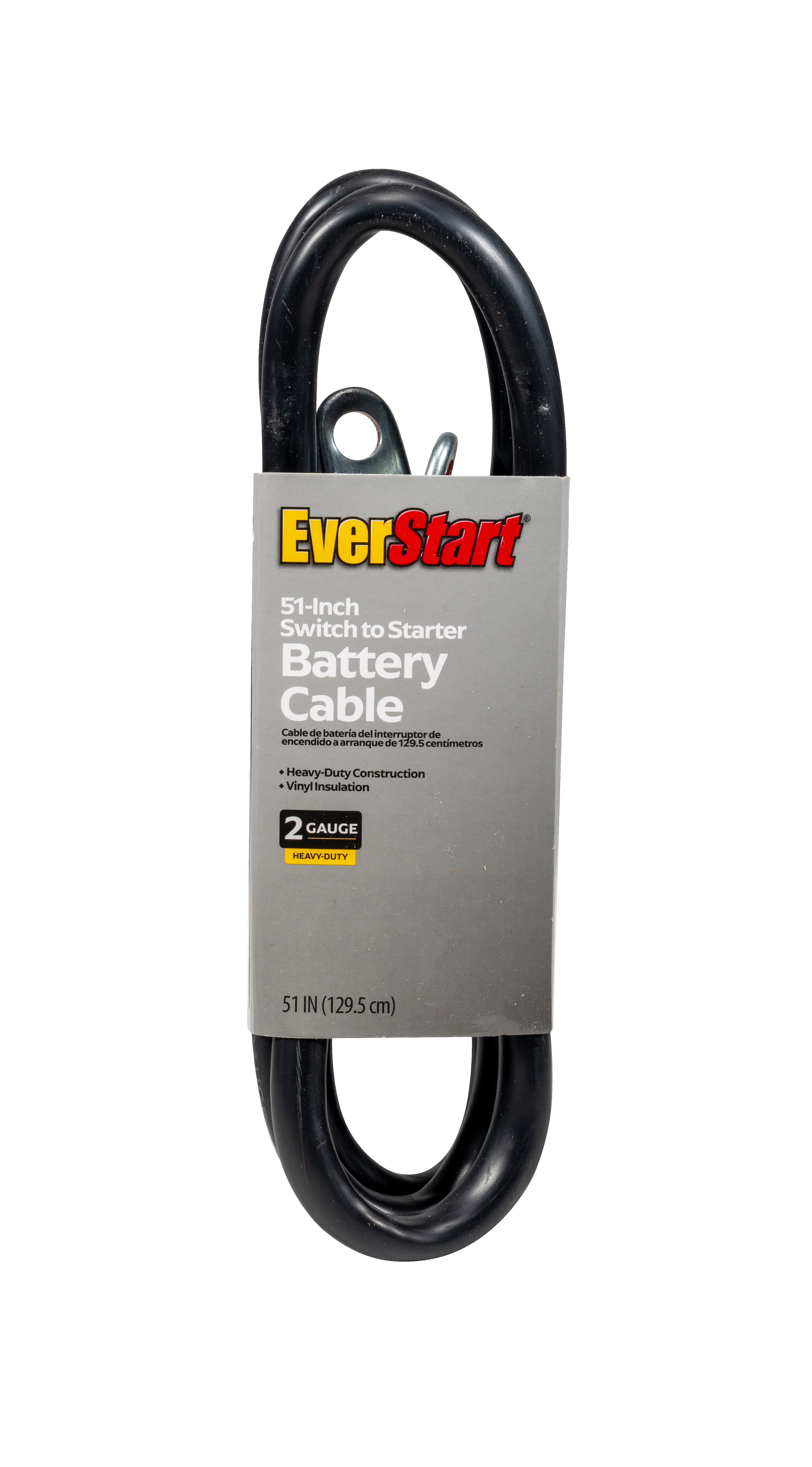 EverStart SS51-2-77 4-Gauge Switch to Starter Battery Cable, 51-Inches