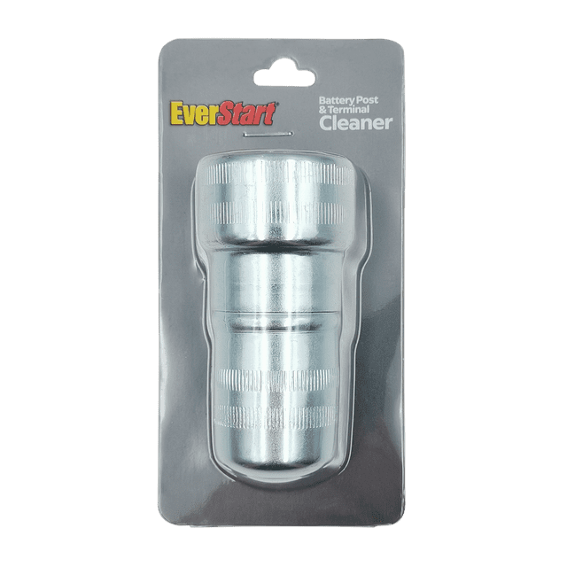 EverStart Universal Automotive Battery Post and Terminal Brush, Nickel