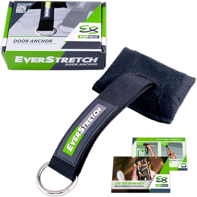 EverStretch Door Anchor for Resistance Bands and Suspension Trainers Heavy Duty Cushioned Resistance Band Door Anchor Does Not Move Does not