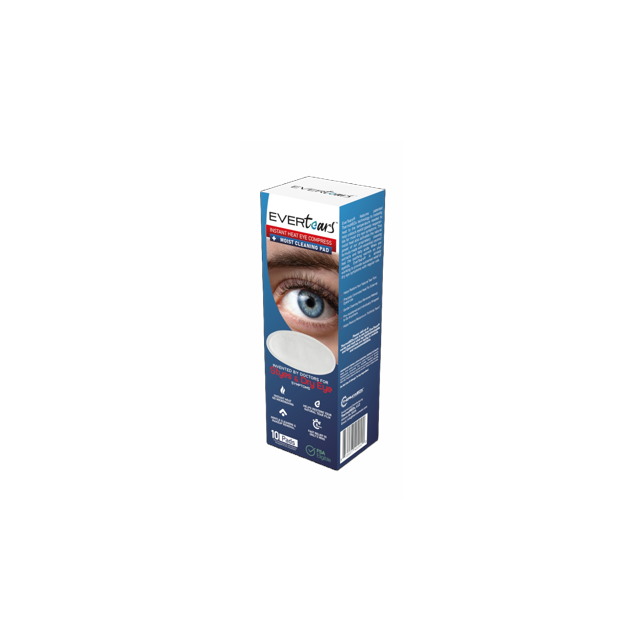 EverTears Dry Eye and Stye Relief Moist Heat, Warm Compress Helps