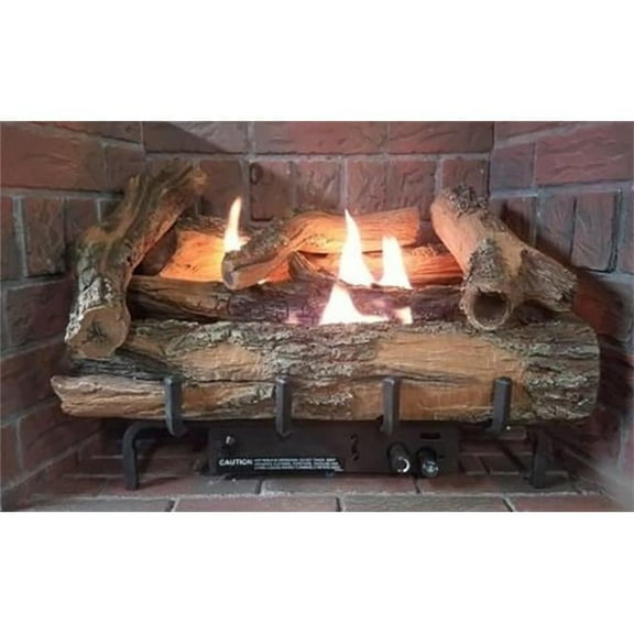 EverWarm Hearth & Home EWLCT30R 30 in. Low Country Timber Replacement Logs Set for Vent Free Burners