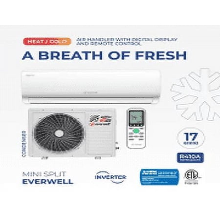 EverWell Mini Split 12,000 BTU