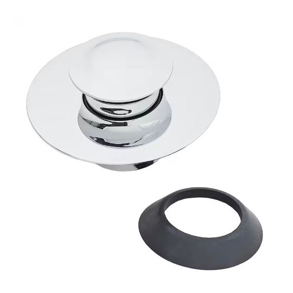 Everbilt 1-1/4 in. Tub Stopper Remodel Kit in Chrome