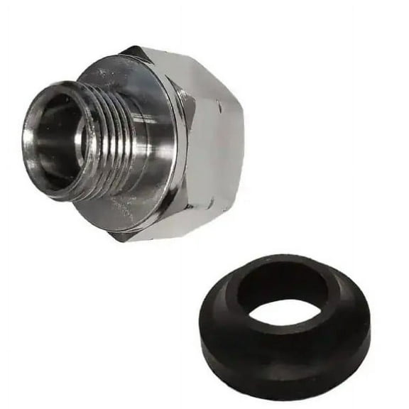 Everbilt 1/2 in. Slip Joint x 3/8 in. Compression Chrome Plated Brass Adapter Fitting