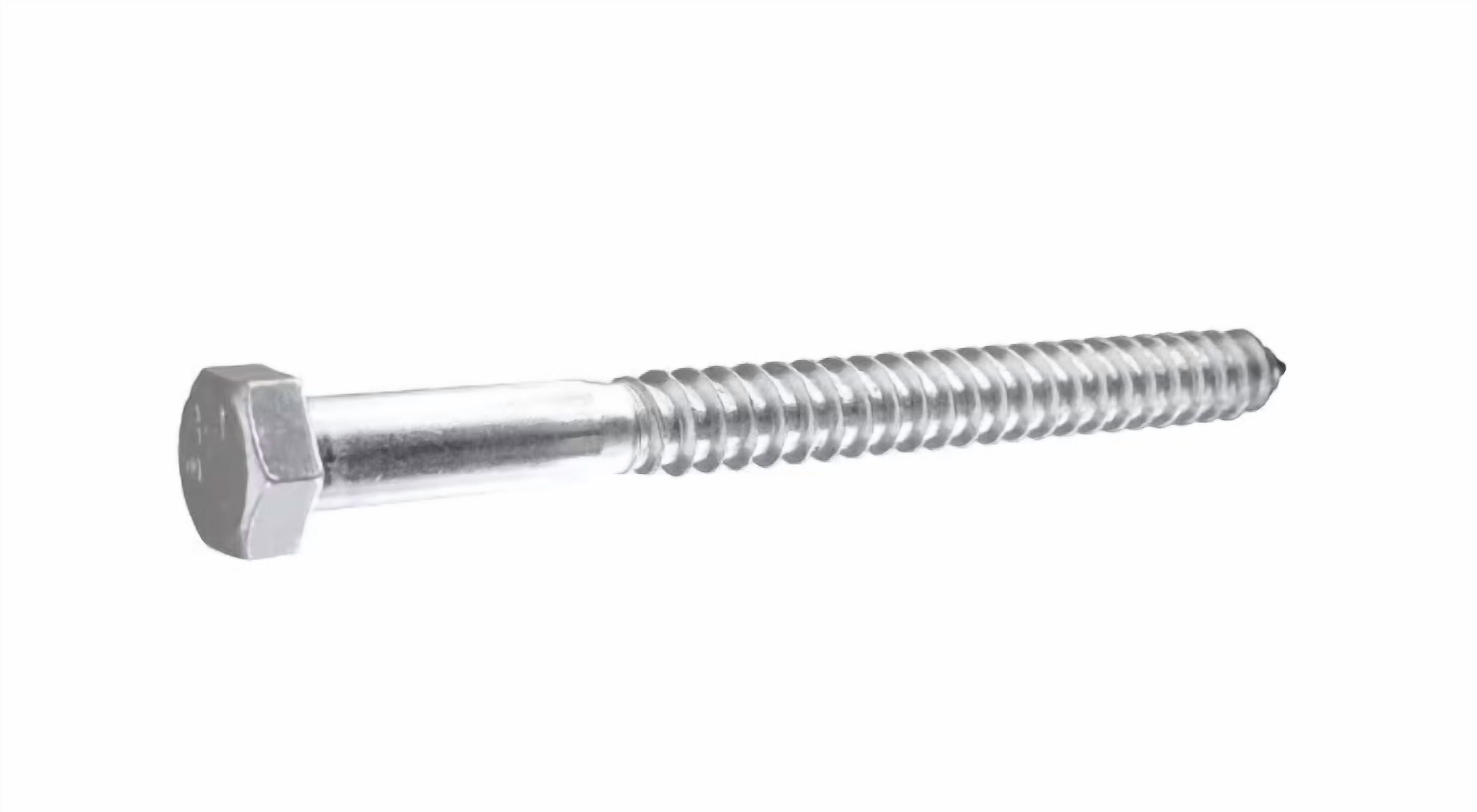 Everbilt 1/2 in. x 6 in. Hex Zinc Plated Lag Screw (25-Pack)