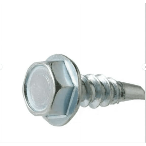 Everbilt #10 x 3/4 in. Hex Head Self Drilling Sheet Metal Screws (100-Pack) 801262