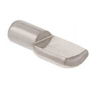 Everbilt 12-Pack Nickel Plated Shelf Support Spoons 1/4 in. - Heavy Duty, Rust Resistant, for Shelves & Cabinets