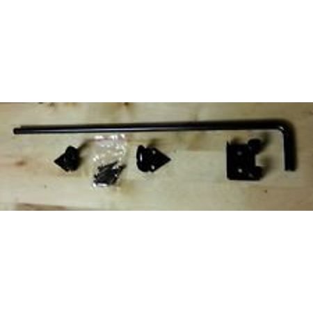 Everbilt 18 in. Black Cane Bolt