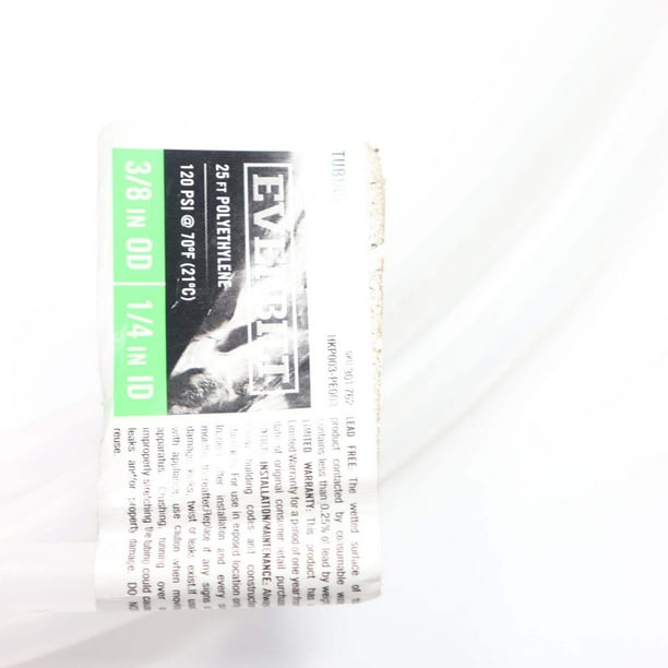 Everbilt 3/8 in. O.D. x 1/4 in. I.D. x 25 ft. Polyethylene