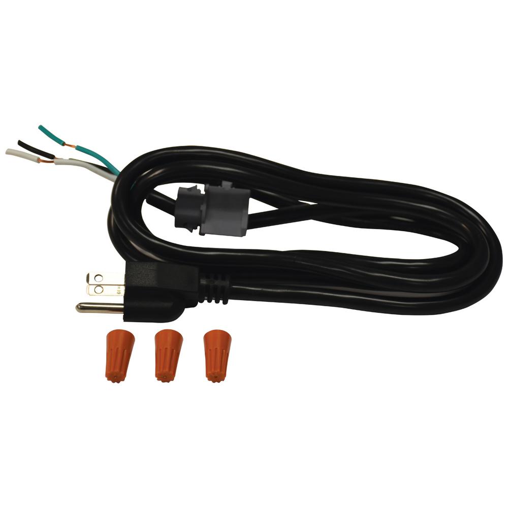 Everbilt 5 Ft. 4 in. 3-Wire Dishwasher Power Plug, Black - Walmart.com
