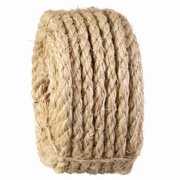 Everbilt 70134, 1/4 inch x 100 feet Natural Manila Sisal Braided Natural Fiber Rope 3 Pack