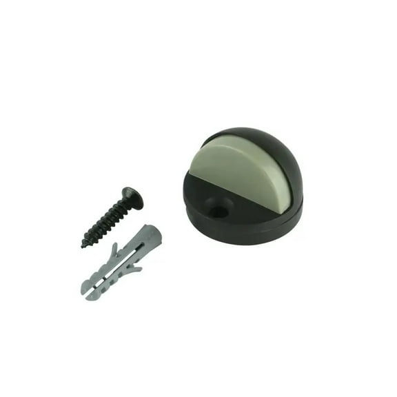 Everbilt Commercial Grade Matte Black Adjustable Floor Mount Door Stop Doorstop Stay 28137