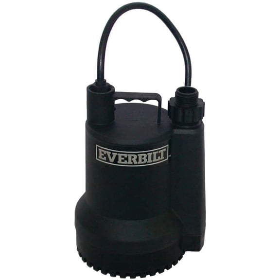 Everbilt SUP54-HD 1/6 HP Submersible Thermoplastic Utility Pump by Everbilt