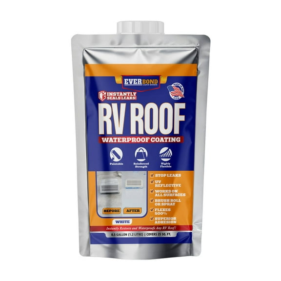 Everbond Rv Roof Coating 1/2 Gal Pouch