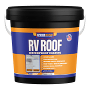 Everbond RV Roof Coating -Liquid Rubber Paintable Roof - 1 Gallon - White