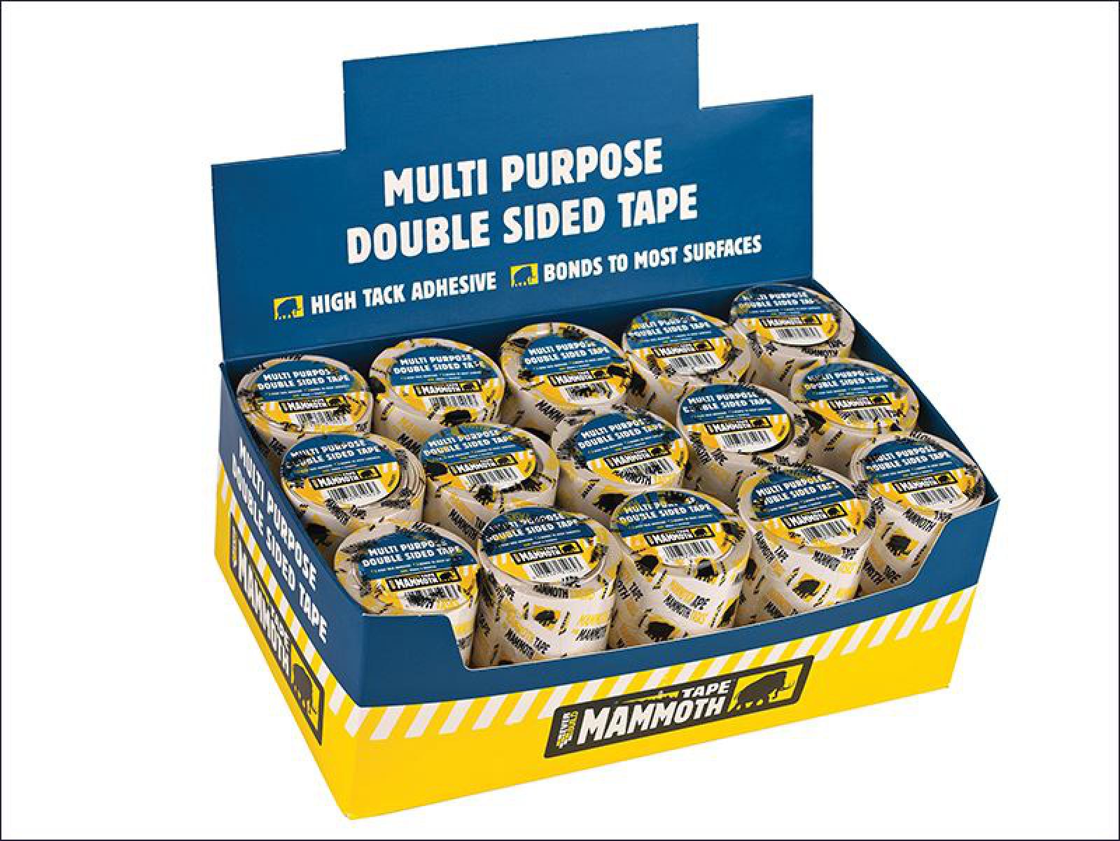 Everbuild - Double-Sided Tape 50mm x 5m Display 30 Pieces