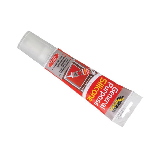 Everbuild - General Purpose Easi Squeeze Silicone Sealant Clear 80ml