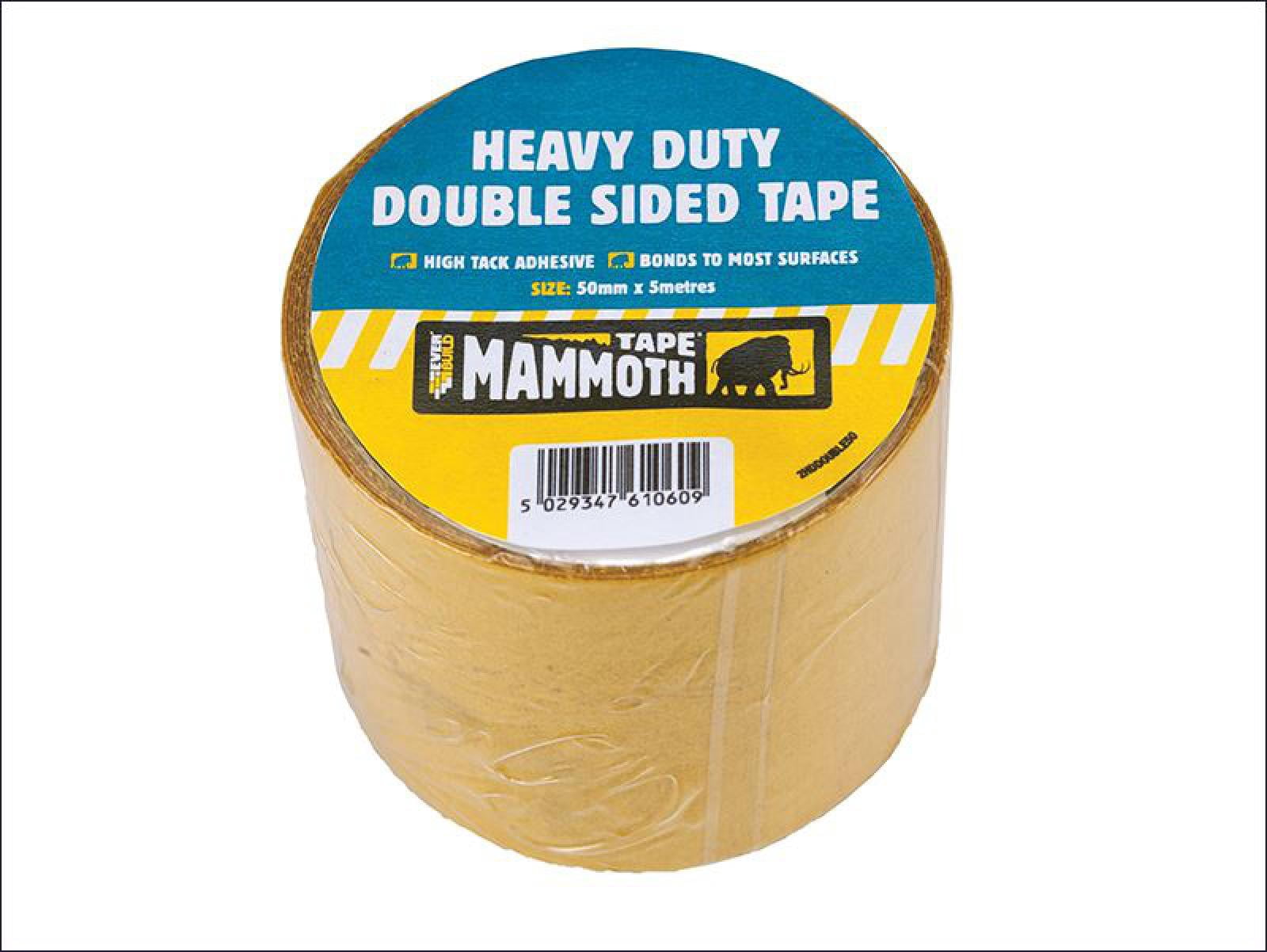 Everbuild - Heavy-Duty Double-Sided Tape 50mm x 5m