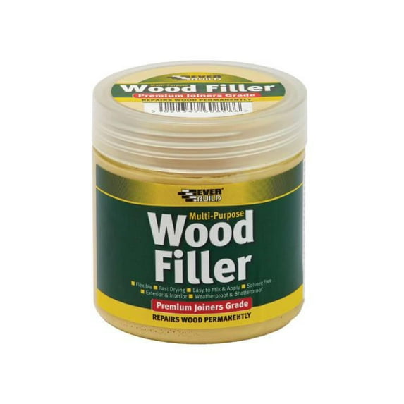 Everbuild - Multipurpose Premium Joiners Grade Wood Filler Light Stainable 250ml