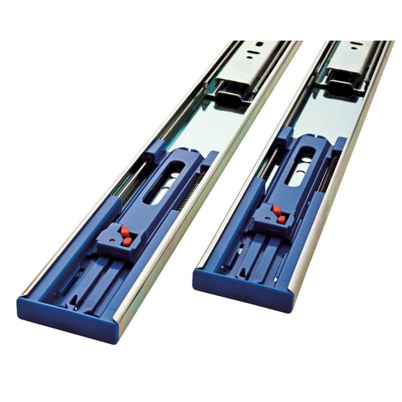 Everbuilt D94216E-ZP 16" Ball Bearing Full Extension Drawer Slides Set of 2