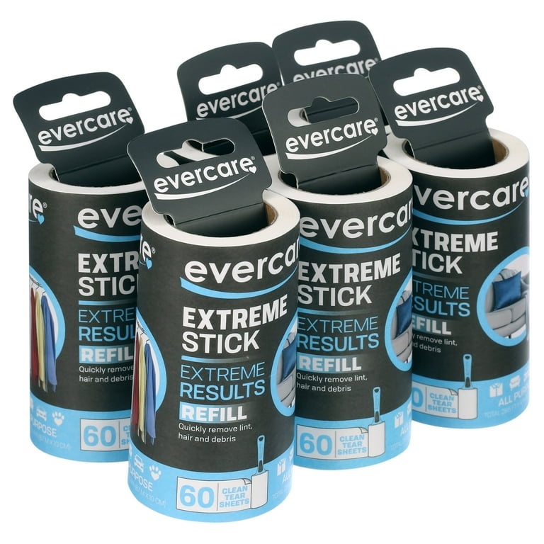 Lint Roller Refill Roll, 60 Sheets/Roll