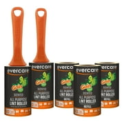 Evercare Gain Scented All-Purpose Lint Roller With 2 Lint Rollers and 3 Refill Rolls, 60 Sheets Each
