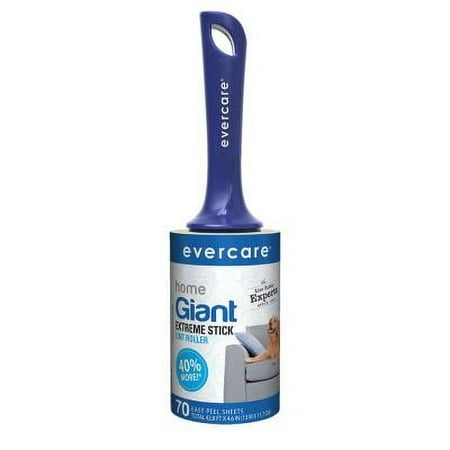 Evercare Home Giant Extreme Stick Lint Roller, 70 Sheets