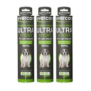 Evercare Pack of 3 All-Purpose Pet Mega Oversized Lint Roller Refills, 150 Sheets Total