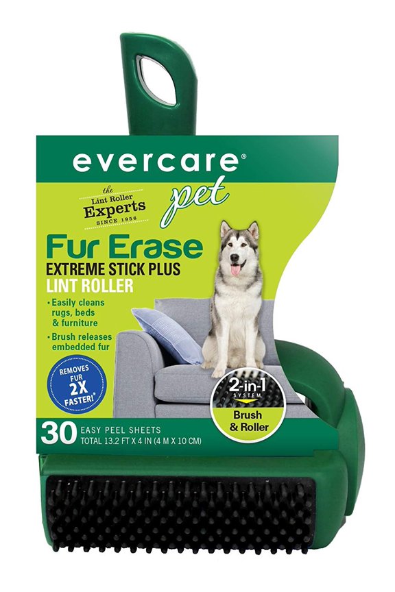Pet Fur Erase Extreme Stick Plus Lint Roller - 30 Sheets