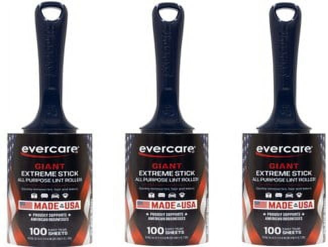 Evercare USA All-Purpose Giant 100-Layer Lint Roller, 3 Pack